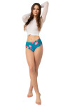 Dámske maxi brazilky Wild Rose - JULIMEX světle modrá XXL