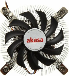 Akasa AK-CC7129BP01 / nízkoprofilový chladič pre CPU / pre Intel / pre Mini-ITX / pre 775/115x/1200 (AK-CC7129BP01)