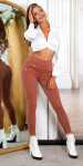 Sexy Highwaist Leggings with pockets CAPPUCCINO S/M