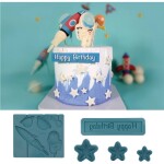Silikónová forma „Vesmír“, 16,5 × 15 cm - Cakesicq - Cakesicq