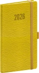 NOTIQUE Vreckový diár Rivoli 2026 žltozelený / 9 x 15.5 cm (PGD-KAPRI-6007)