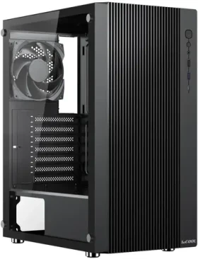 1stCool GAMER 4 čierna / PC skriňa / Mid Tower / Bez zdroja / USB 3.0 / USB-C / priehľadná bočnica (ML-GAMER4-AU-USB3-TS)