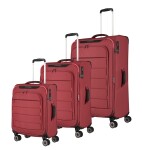 Sada cestovných kufrov Travelite Skaii 4w S,M,L Red