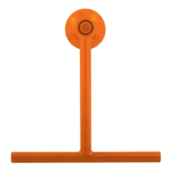 Spirella TIM sprchová stierka s prísavkou oranžová/plast/22 cm (7610583205766)