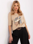 Blúzka CLM BZ 0119.36 camel L