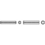 TOOLCRAFT TO-448125 upínacie kolíky (Ø x d) 10 mm x 14 mm pružinová ocel 100 ks; TO-448125