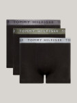 Pánske boxerky 3P TRUNK SHINE WB UM0UM03028 0UB čierne - Tommy Hilfiger XL