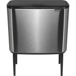 Brabantia Bo Touch Odpadkový kôš 36 L matná strieborná / 54 x 68 x 31.2 cm (315848)