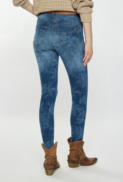 Monnari Jeans Vzorované džínsy modré 46