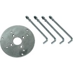 SLV 230061 sada kotiev do betónu nerezová oceľ; 230061