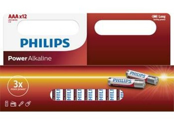 Philips batéria AAA Power Alkaline - 12ks (LR03P12W/10)