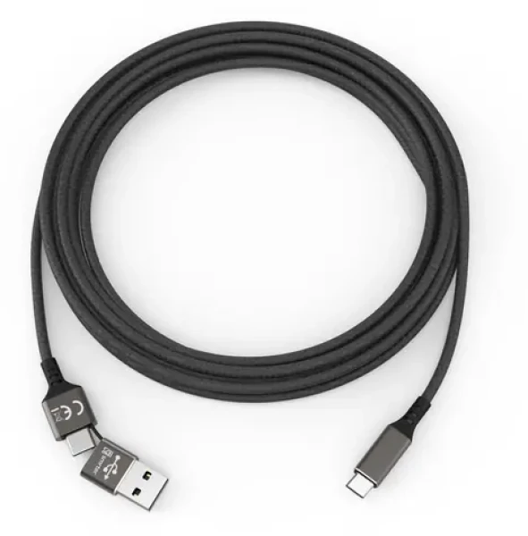 Smrter Speedy čierna / Nabíjací a dátový kábel / USB-C / 1 m (SMRTER_SPEEDY_C_BK)