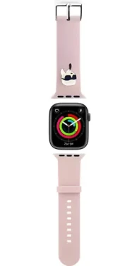 Karl Lagerfeld Karl Head NFT ružová / Remienok pre Apple Watch 38/40/41 mm (57983123865)
