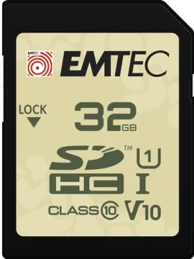 EMTEC Outdoor SD UHS-I U1 V10 32GB / čítanie: 90MBs / zápis: 20MBs (ECMSD32GHCU1OR)