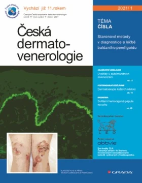 Česká dermatovenerologie 2021/1, Hercogová Třešňák Jana