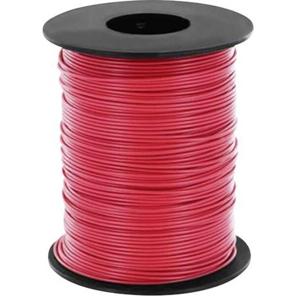 BELI-BECO L125RT25 opletenie / lanko, 1 x 0.25 mm², červená, 25 m; L125RT25
