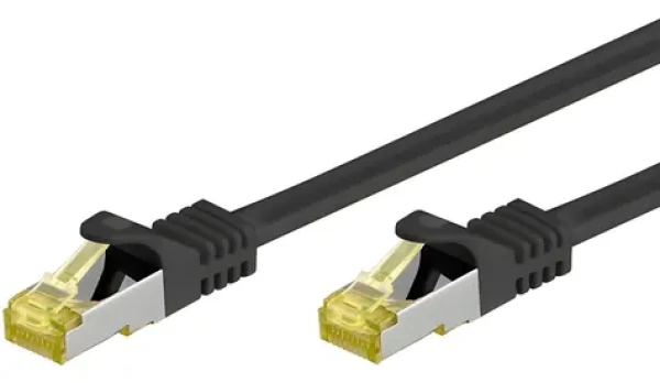 EFB čierna / Patch kábel / S/FTP / Cat6a / Cat7 Rohkábel / 30 m / RJ-45 / LSZH (MK7001.30B)
