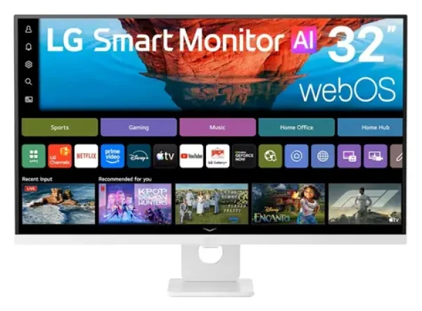 31,5" LG 32U721SB-W biela / SMART monitor / VA / 4K UHD / 60 Hz / USB-C 65W / repro (32U721SB-W.AEU)