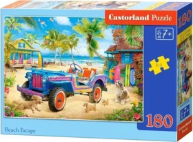 Castorland 018598 Puzzle Útek na pláž