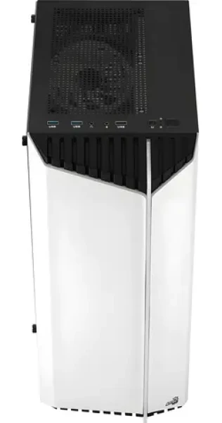 AeroCool Bionic biela / Skriňa / Midi Tower / ATX / RGB / tvrdené sklo / bez zdroja (AEROPGSBIONIC-G-WTV2)