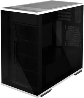 Silverstone SST-LD01B Lucid čierna / M-ATX / 2xUSB 3.0 + 1xUSB-C / bez zdroja / priehľadná bočnica (SST-LD01B)