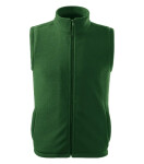 Next fleecová vesta unisex fľaškovo zelená 2XL