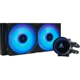 Chieftec Iceberg 240 RGB čierna / 2x 120mm / Fluid Dynamic Bearing / 34.7 dB @ 2200 RPM / 64.72 CFM / AMD + Intel (CLC-240-RGB)