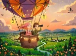Ravensburger Puzzle Láska je vo vzduchu XXL