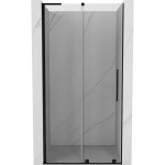 MEXEN/S - Velar L posuvné sprchové dvere 110, transparent, čierna 871-110-003-01-70