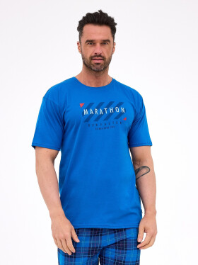 Cornette 134/303 Marathon 3 cr/r 3XL-5XL pánske pyžamo kobalt 4XL