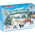 Playmobil® Country 71345 Adventný kalendár Vianočná jazda na saniach