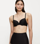 PURE MICRO - Hodvábne jemná podprsenka s neviditeľnými švami Triumph BLACK 85C