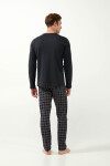 Vamp - Klasické pánske pyžamo 21663 - Vamp dark gray 4XL