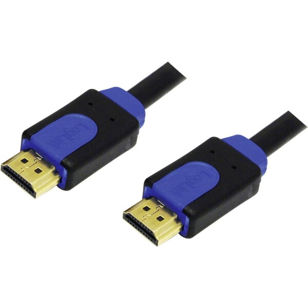 LogiLink HDMI prepojovací kábel Zástrčka HDMI-A, Zástrčka HDMI-A 2.00 m čierna CHB1102 4K UHD HDMI kábel; CHB1102