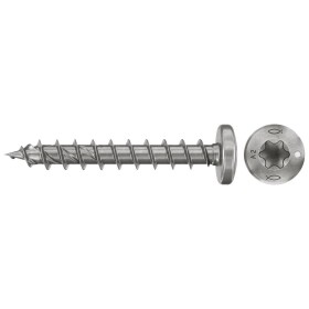 Fischer 574149 skrutky do drevotriesky 4 mm 40 mm TX Nerezová oceľ 100 ks; 574149