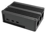 Akasa Pi-5 Pre čierna / Pasívna hliníková skriňa / Raspberry Pi 5 / bez ventilátora (A-RA13-M2B)