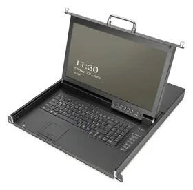 Digitus Modulárna konzola 17" TFT / KVM konzola / 16x HDMI / touchpad / 1U rack / QWERTZ DE (DS-72220-7GE)