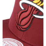 Mitchell & Ness NBA Miami Heat Top Spot Snapback Hwc Heat Cap HHSS3256-MHEYYPPPMARO OSFM