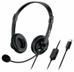 Genius headset HS-230U čierna / Slúchadlá / mikrofón / USB-C (31710021403)