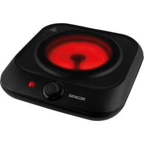 Sencor SCP 1763BK sklokeramický varič jednoplatničkový / 19cm / 1200W (8590669278053)