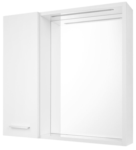 AQUALINE - ZOJA/KERAMIA FRESH STRIP galérka s LED osvetlením, 60x60x14cm, lava, biela 45021S