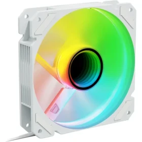 Sharkoon SHARK Mirror RGB PWM REVERSE biela / vetráčik / 120mm / RGB / 26.8 dBA / 1500 RPM / 99.52 m3h (4044951042470)