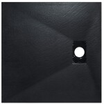 BESCO - Štvorcová sprchová vanička VEXO - čierna - Farba - Čierna , Nožičky k vani - Bez nožičiek, Rozmer A - 80, Rozmer B - 80 VANKVEX80CTVERB