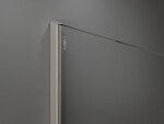 MEXEN/S - Kioto Sprchová zástena WALK-IN 120 x 200, prúžky 8 mm, nikel kartáčovaný 800-120-101-97-09