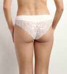 Dámske čipkované nohavičky DIM GENEROUS ESSENTIAL BRIEF - DIM - svetlo ružová L