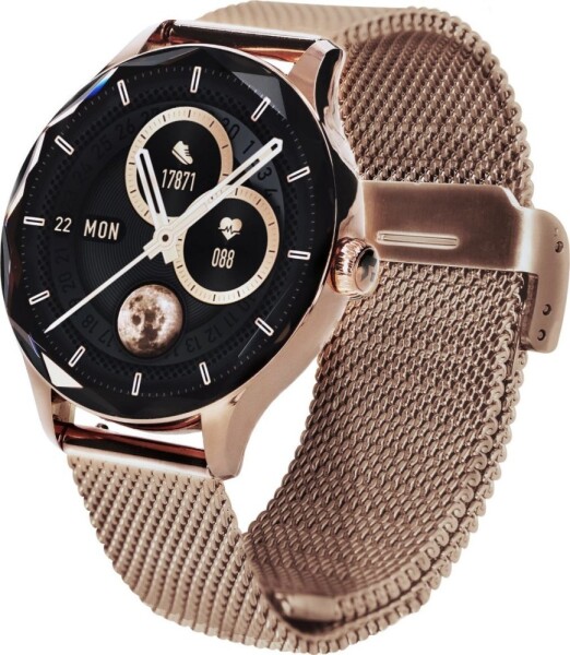 Garett Garett Viva Smartwatch, Gold steel