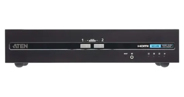 Aten 2- Port USB 4K HDMI Dual / KVM prepínač / 2× PC / 4× HDMI / 4K UHD / HD Audio (CS1142H4-AT-G)