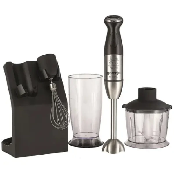 Gorenje HBC807QB čierna / Tyčový mixér / 800 W / nádoba 0,5 l / funkcia Pulse / chopper (3838782393914)