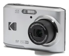 Kodak Friendly Zoom FZ45 strieborná / Kompaktný fotoaparát / 2.7" LCD / 16 MPix BSI CMOS / 4X optický zoom / SD (KF45SL)