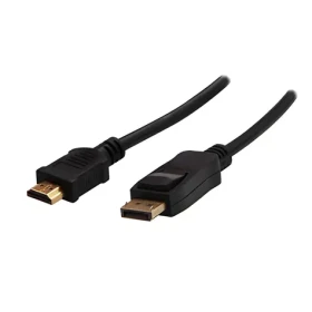 Logo DisplayPort - HDMI 1 m čierna / Video kábel / 4K/30 Hz / Jednosmerný signál